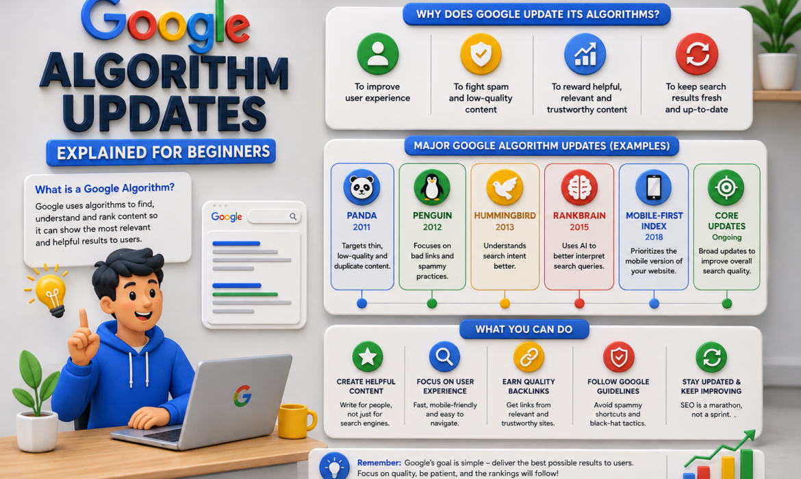 Google Algorithm Updates Explained for Beginners