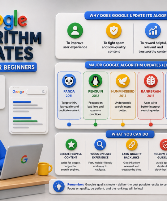 Google Algorithm Updates Explained for Beginners