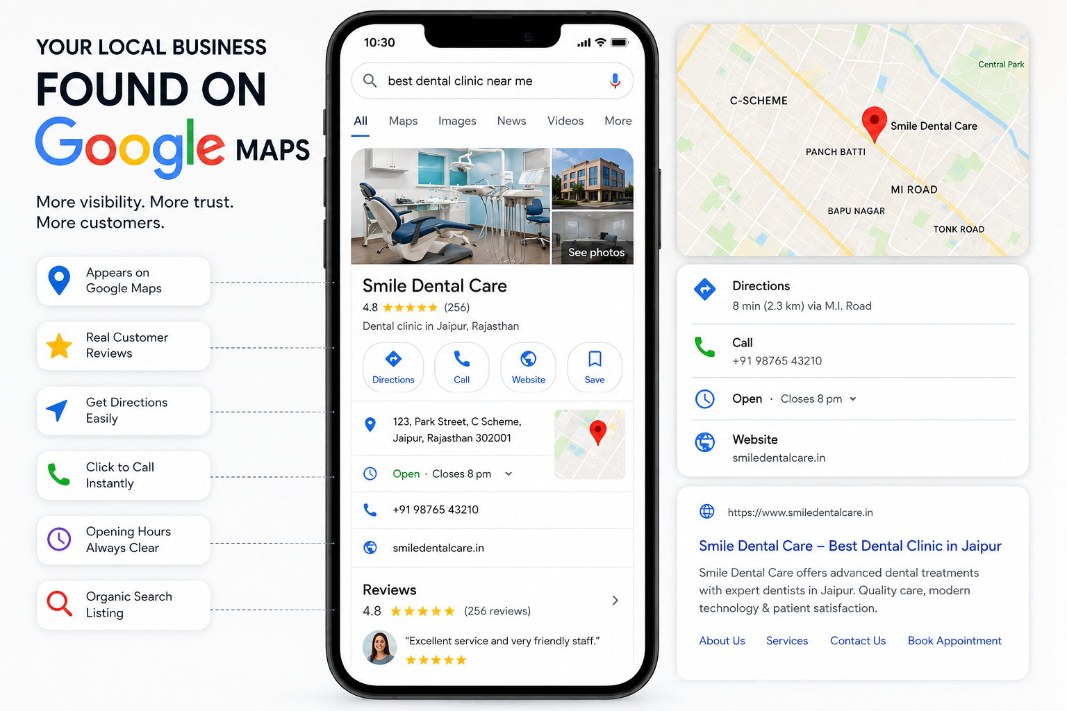 Local Business Found on Google Maps