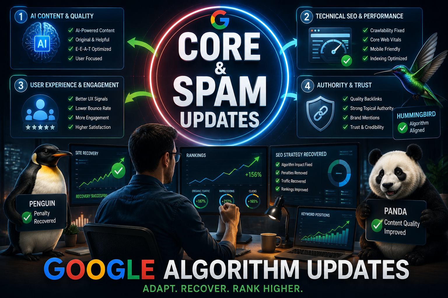 Recovery - ODMT Google Algorithm Control Room