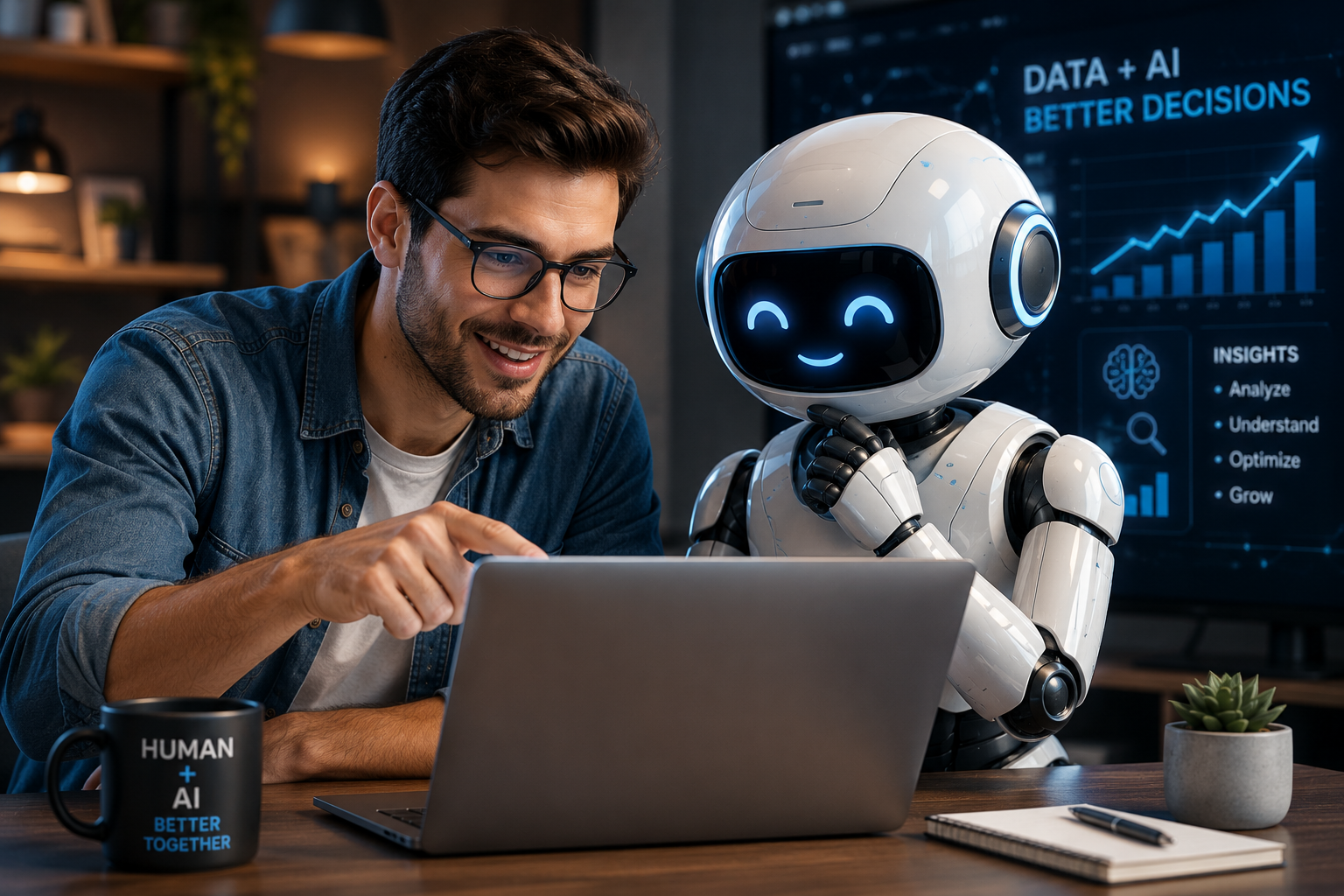 Human and Robot, Better Together