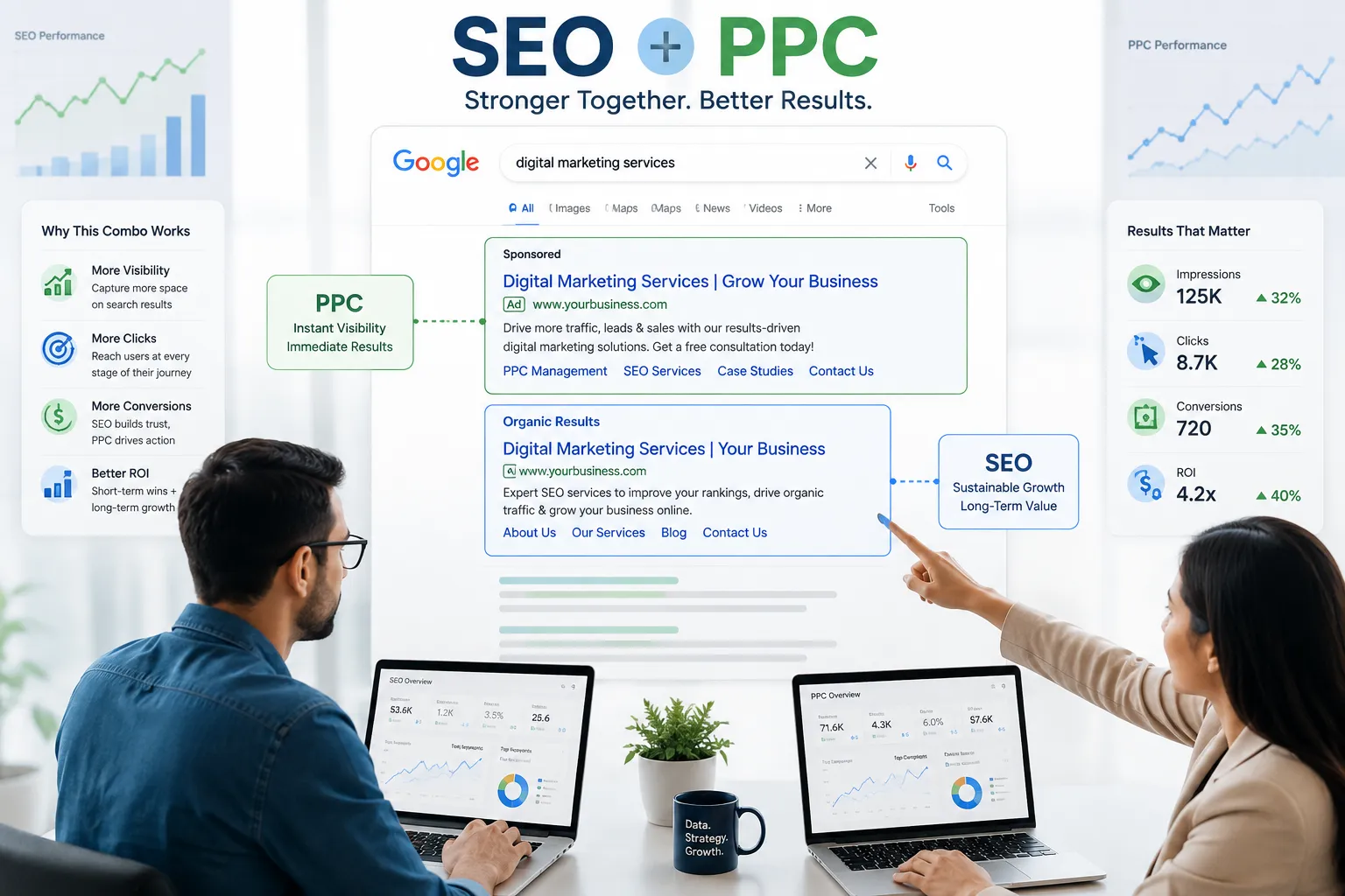 SEO and PPC How SEO and PPC Build Trust Across Search: Case Study
