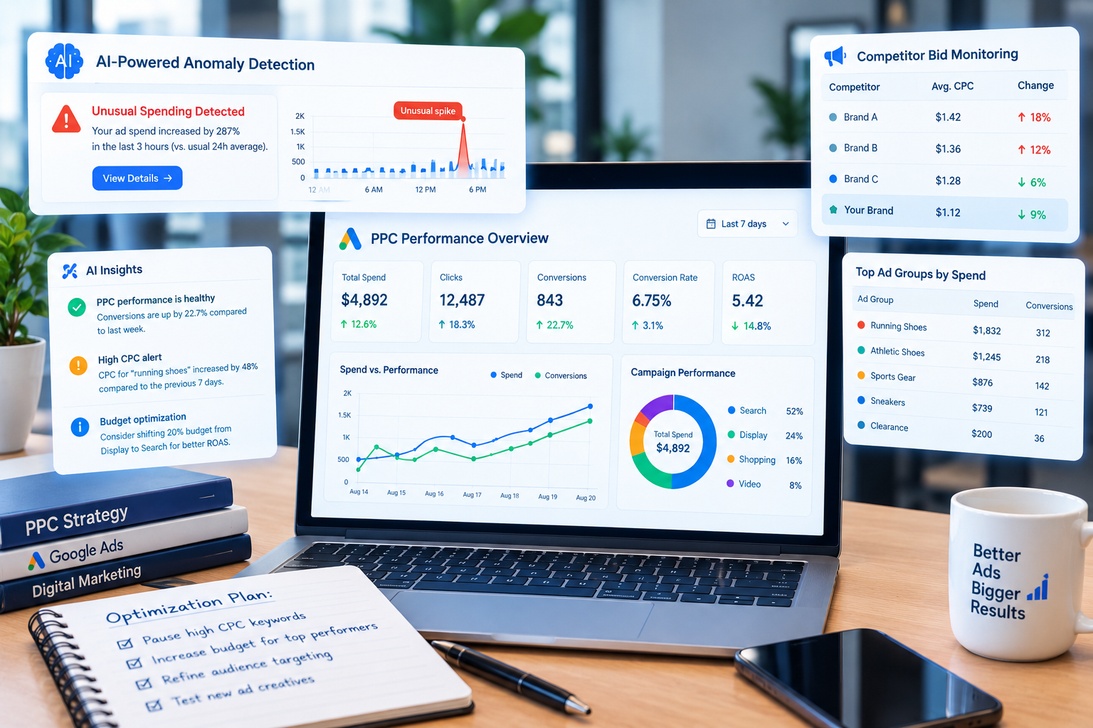 AI-Powered PPC Analytics Workspace