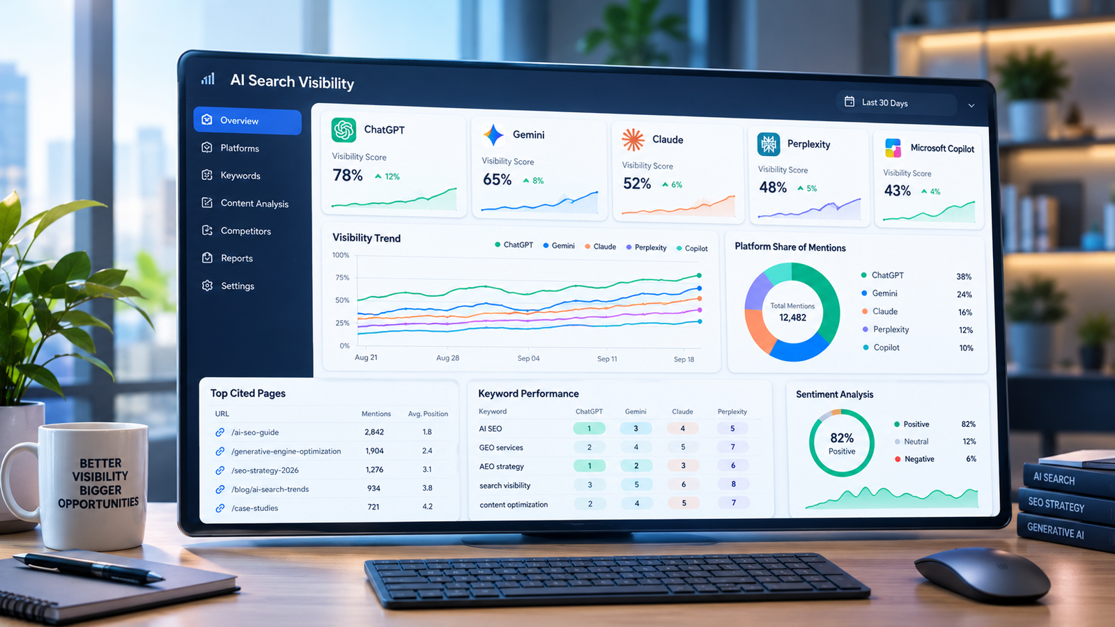 AI Search Visibility Dashboard