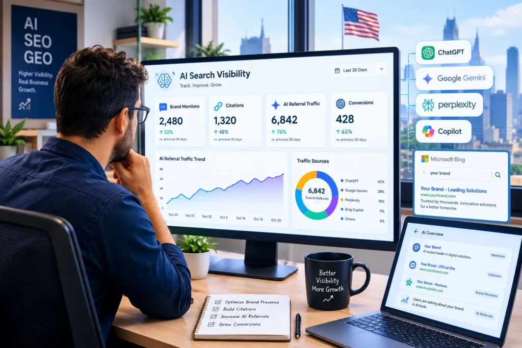AI Search Visibility Workspace Guide to Create an AI Search Visibility Dashboard