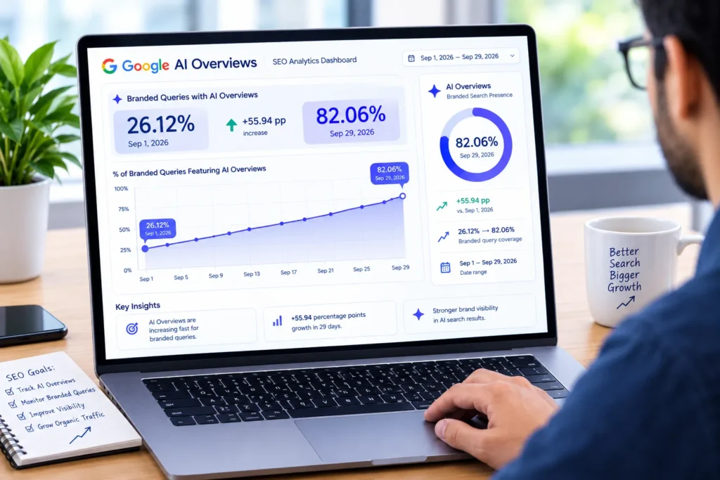 Search Experience Optimization Google AI Overviews SEO Analytics Growth Dashboard