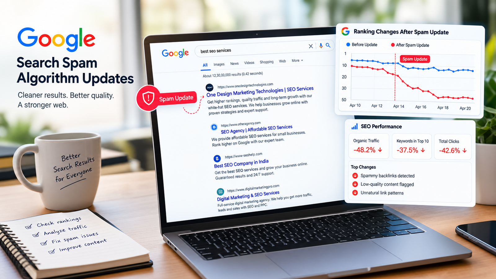 Google Search Spam Algorithm Updates