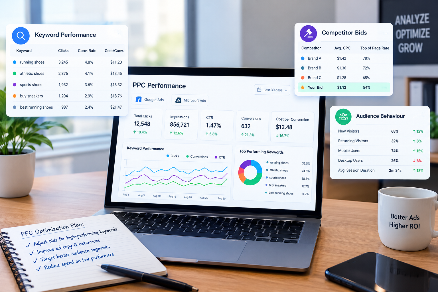 PPC Analytics Workspace Dashboard