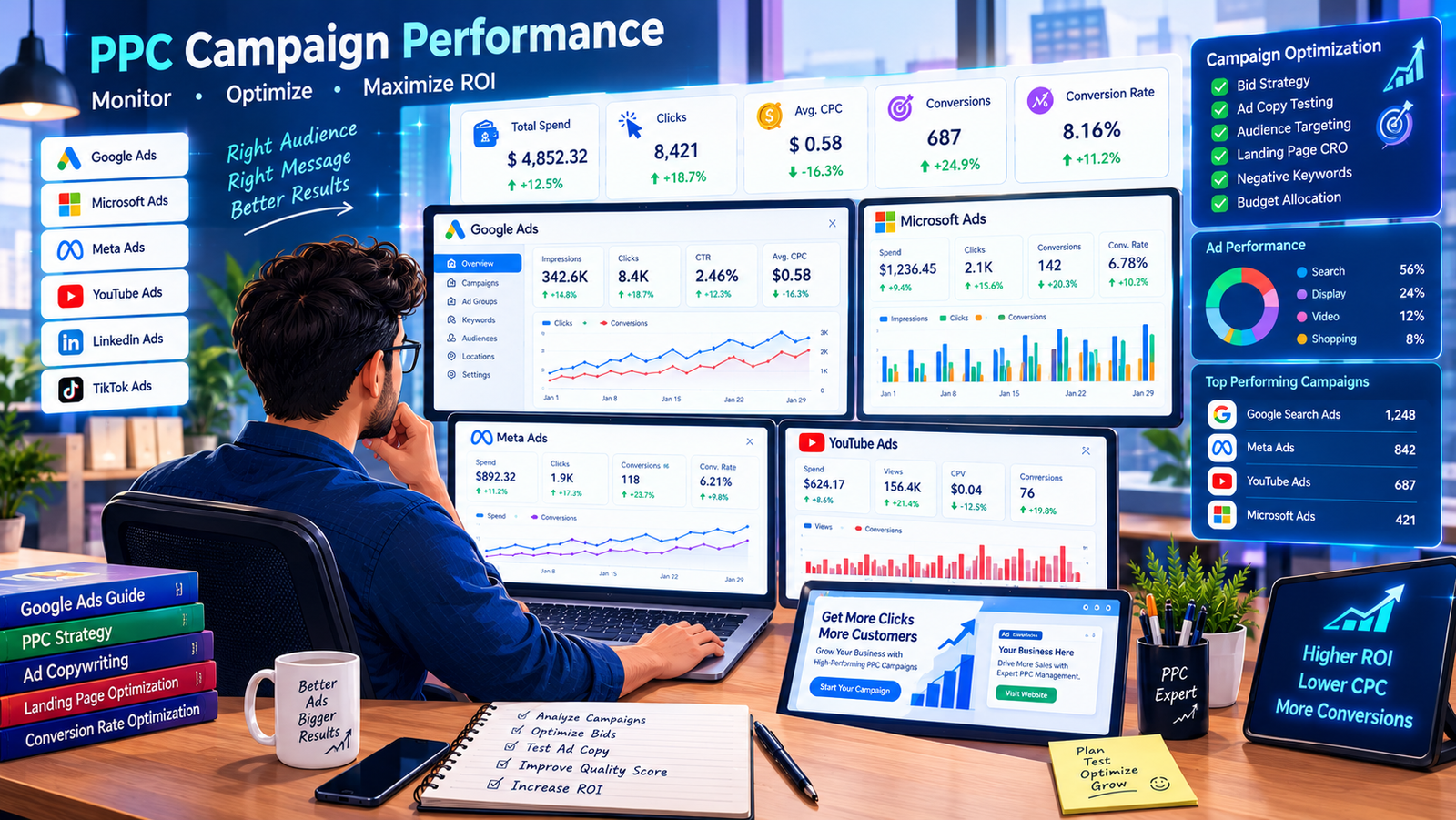 PPC Campaign Performance Workspace PPC Monitoring: What to Check Between Audits
