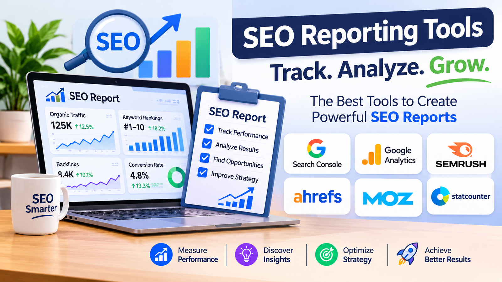 SEO Reporting Tools Dashboard