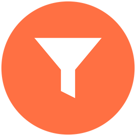 ODMT icon funnel 270 Funnel icon